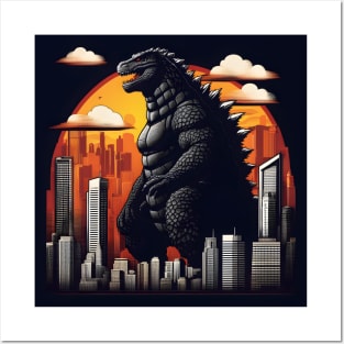 Cryptic Colossus Godzilla Posters and Art